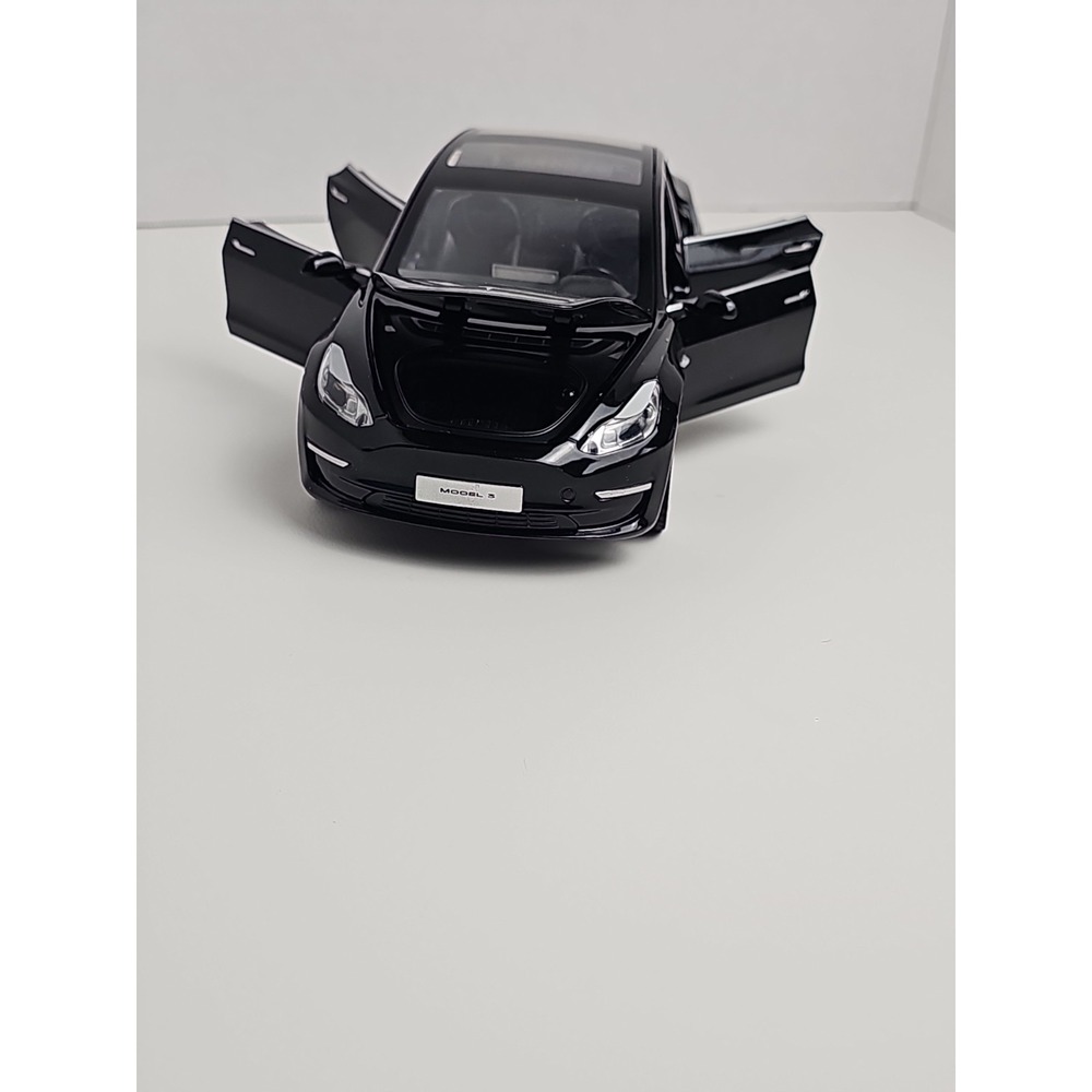 1:24 Tesla Model 3 Model Car Diecast Toy Vehicle‎ Toys for Boys Kids Gifts Black
